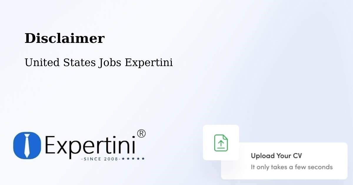Disclaimer – Riviera Beach - United States Jobs Expertini